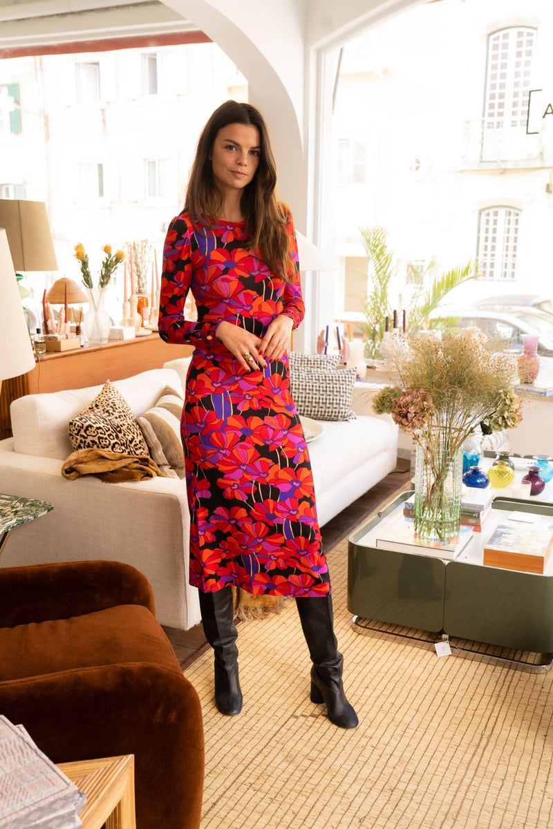 Thelma - Robe Femme Flower Power